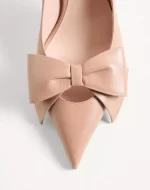 Valentino Bowow Pump In Kidskin 100Mm - Image 3